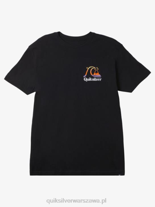 mężczyźni Quiksilver koszulka z wyspą czasu 4DBV1627 czarny