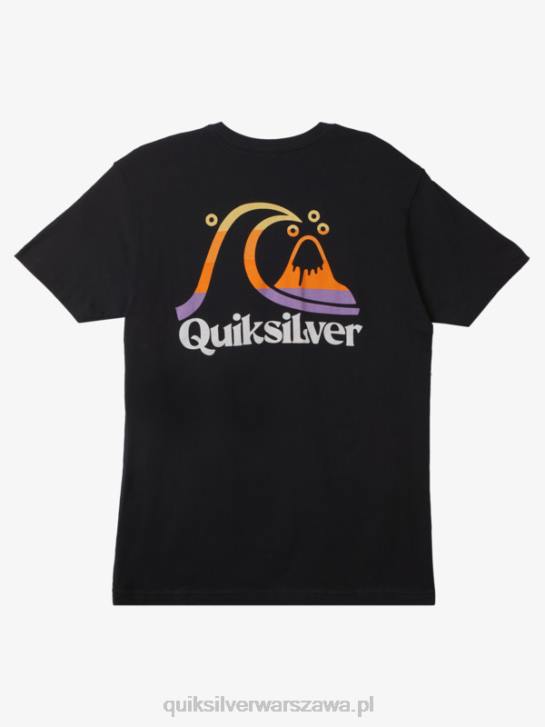 mężczyźni Quiksilver koszulka z wyspą czasu 4DBV1627 czarny
