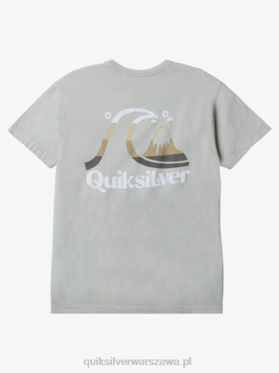 mężczyźni Quiksilver koszulka z wyspą czasu 4DBV1628 szałwia pustynna
