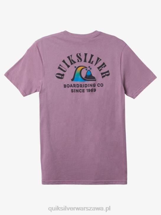 mężczyźni Quiksilver koszulka z zakolem rzeki 4DBV1516 zakurzona orchidea