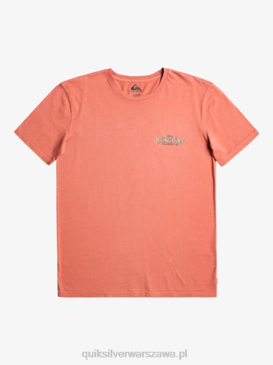 mężczyźni Quiksilver koszulka ze słowami 4DBV935 Marsala