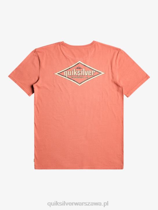 mężczyźni Quiksilver koszulka ze słowami 4DBV935 Marsala