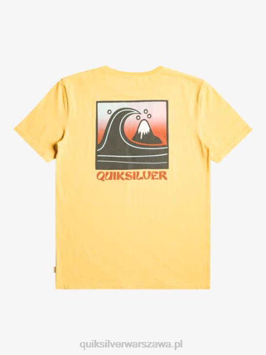 mężczyźni Quiksilver koszulka ze stemplem bąbelkowym qs 4DBV1157 pszenica