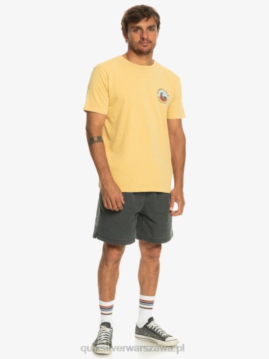 mężczyźni Quiksilver koszulka ze stemplem bąbelkowym qs 4DBV1157 pszenica