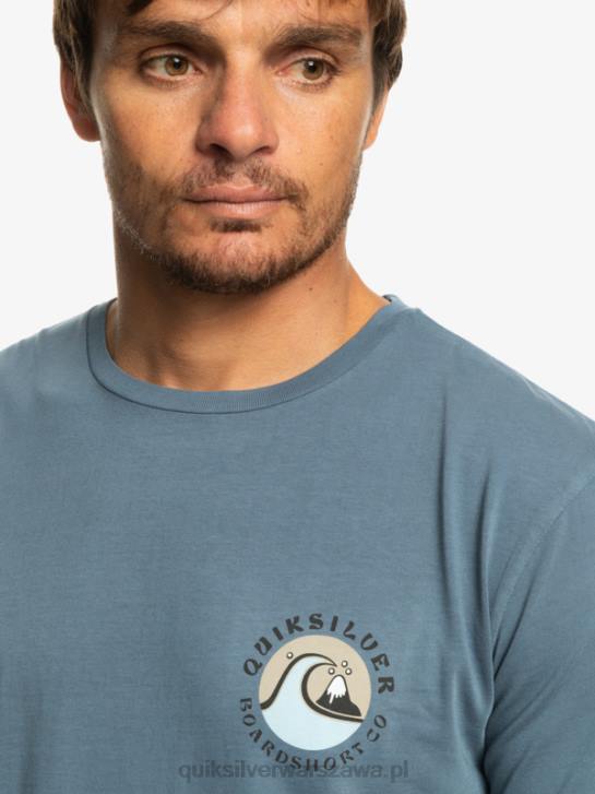 mężczyźni Quiksilver koszulka ze stemplem bąbelkowym qs 4DBV1158 morze Beringa
