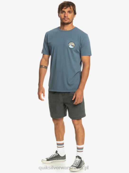 mężczyźni Quiksilver koszulka ze stemplem bąbelkowym qs 4DBV1158 morze Beringa