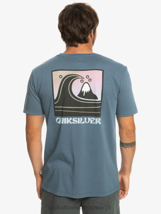 mężczyźni Quiksilver koszulka ze stemplem bąbelkowym qs 4DBV1158 morze Beringa