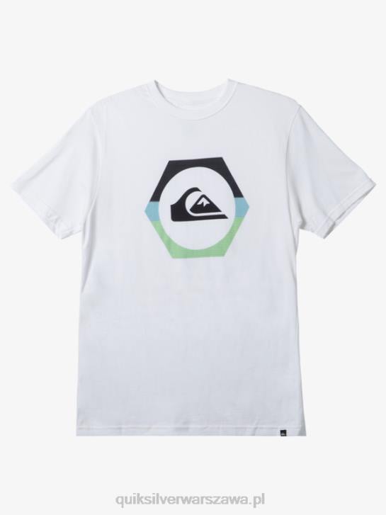 mężczyźni Quiksilver koszulka zmiennokształtna 4DBV227 biały