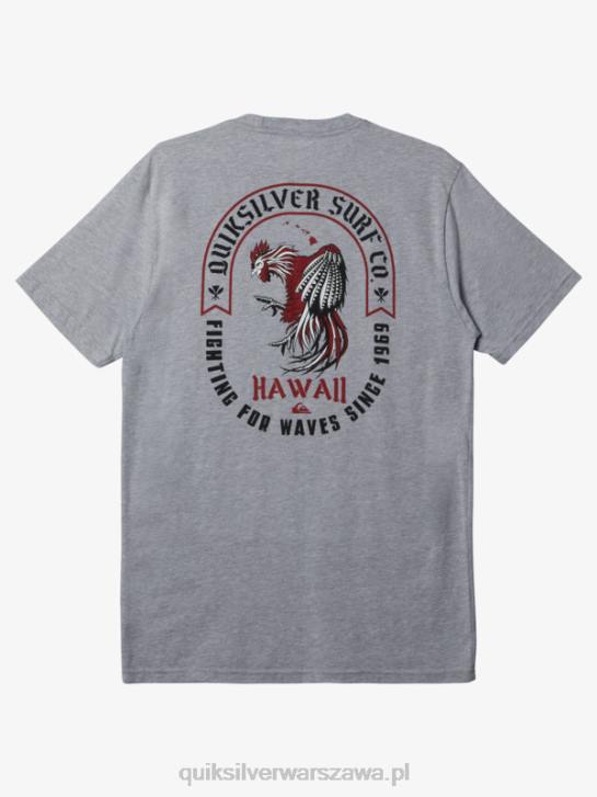 mężczyźni Quiksilver królewska koszulka hawajskiego koguta 4DBV673 atletyczny wrzos
