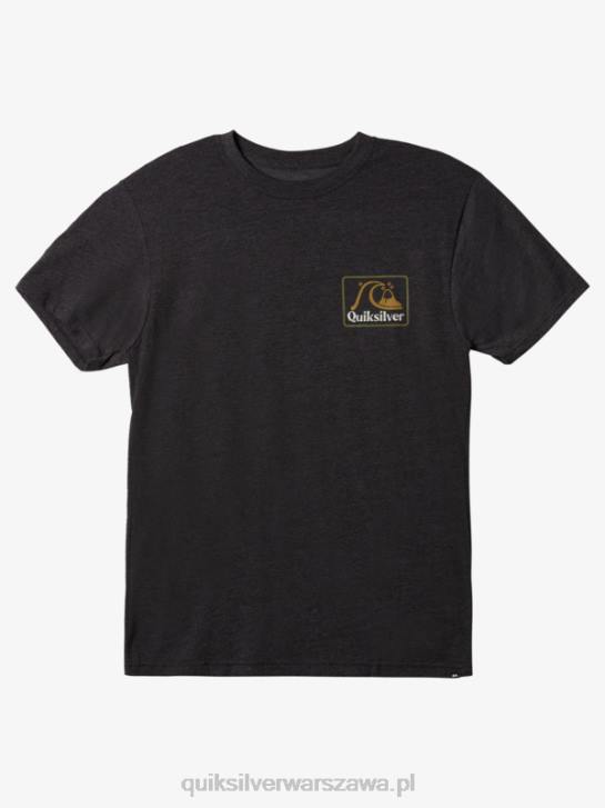 mężczyźni Quiksilver kwadratowa koszulka biz mod 4DBV1189 wrzos węglowy