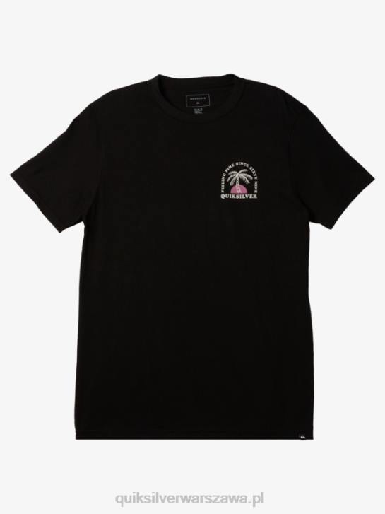 mężczyźni Quiksilver marszczona koszulka 4DBV187 czarny