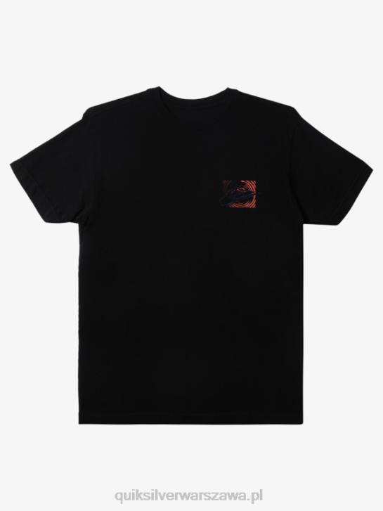 mężczyźni Quiksilver międzynarodowa koszulka Worldforce 4DBV597 czarny