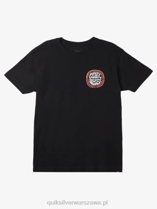 mężczyźni Quiksilver mile wysoka koszulka 4DBV1641 czarny