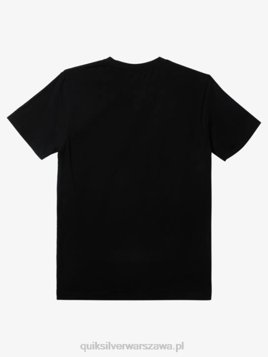 mężczyźni Quiksilver mw mini koszulka z logo 4DBV109 czarny