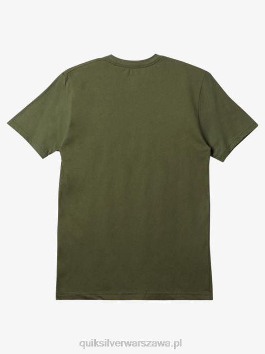 mężczyźni Quiksilver mw mini koszulka z logo 4DBV112 czterolistna koniczyna
