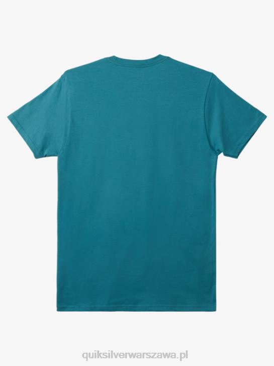 mężczyźni Quiksilver mw mini koszulka z logo 4DBV114 bretoński niebieski