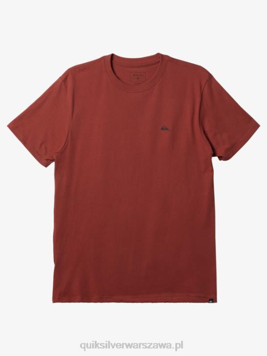 mężczyźni Quiksilver mw mini koszulka z logo 4DBV115 Marsala