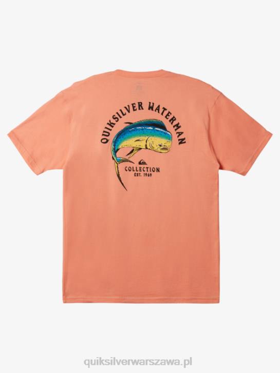 mężczyźni Quiksilver napięcie watermana na koszulce 4DBV1342 brzoskwiniowy róż