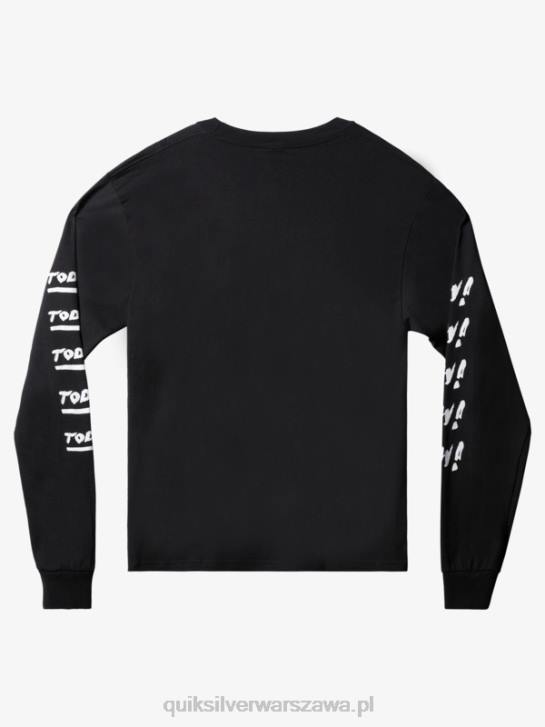 mężczyźni Quiksilver natas now koszulka z długim rękawem 4DBV1635 czarny