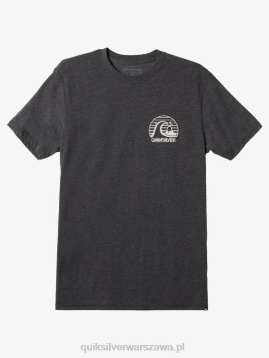 mężczyźni Quiksilver odważna koszulka z modą ruchu 4DBV1140 wrzos węglowy
