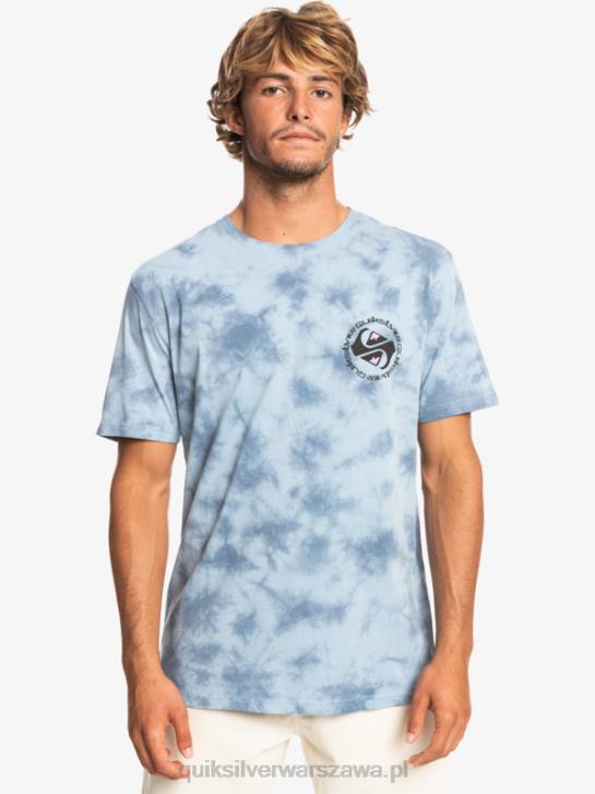 mężczyźni Quiksilver omni okrągła koszulka 4DBV1070 niebiański błękit
