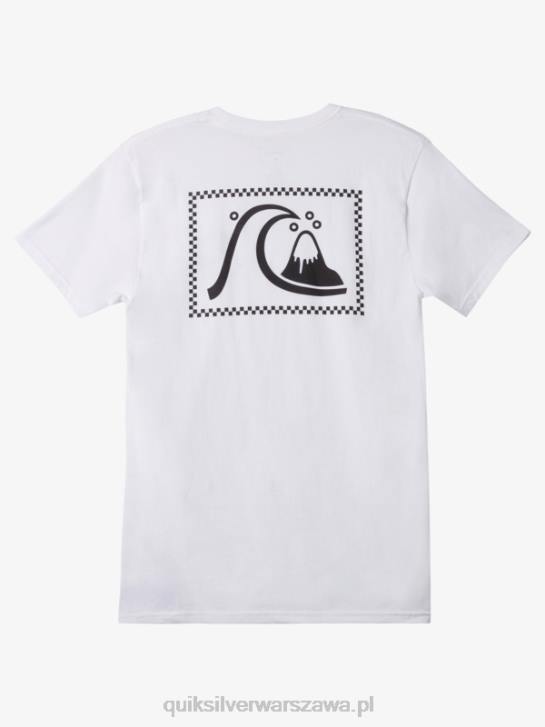 mężczyźni Quiksilver oryginalna koszulka 4DBV1067 biały
