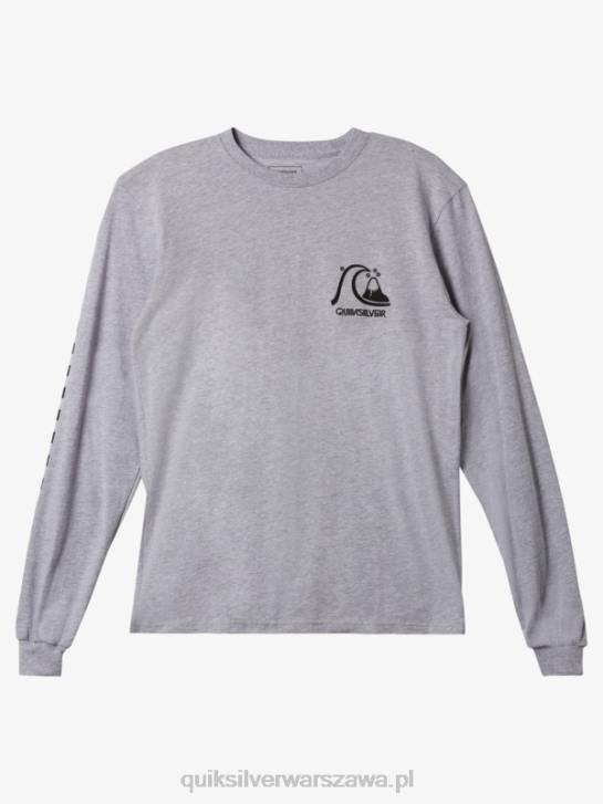 mężczyźni Quiksilver oryginalna koszulka ls 4DBV1000 atletyczny wrzos