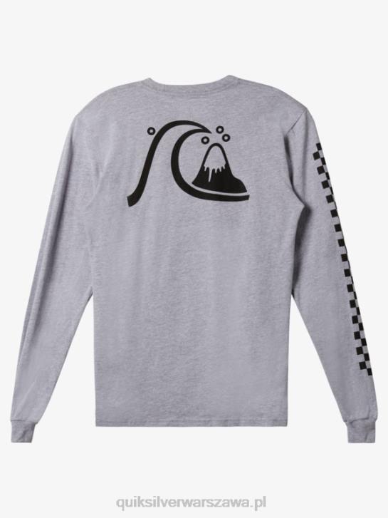 mężczyźni Quiksilver oryginalna koszulka ls 4DBV1000 atletyczny wrzos