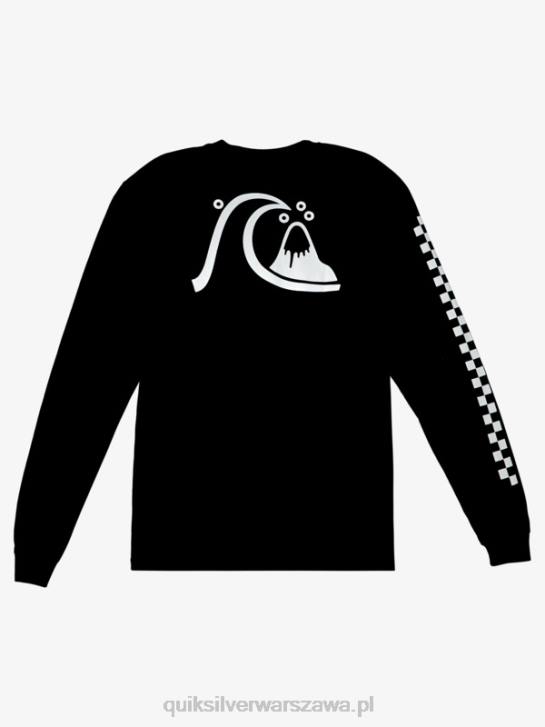 mężczyźni Quiksilver oryginalna koszulka ls 4DBV999 czarny