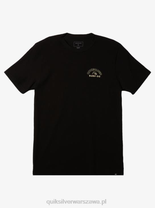 mężczyźni Quiksilver ponadczasowa koszulka typu spin 4DBV106 czarny