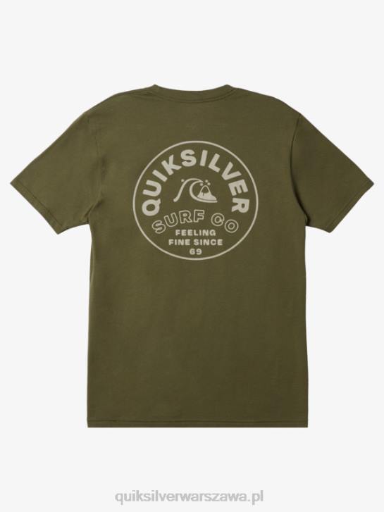mężczyźni Quiksilver ponadczasowa koszulka typu spin 4DBV107 czterolistna koniczyna