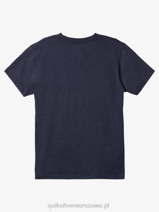 mężczyźni Quiksilver prosta koszulka z zamkiem 4DBV1164 granatowa marynarka wrzosowa