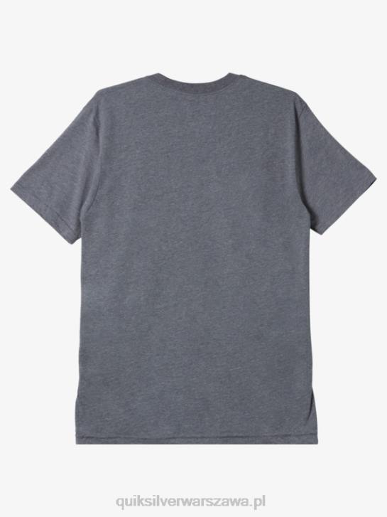 mężczyźni Quiksilver prosta koszulka z zamkiem 4DBV1165 średni szary wrzos