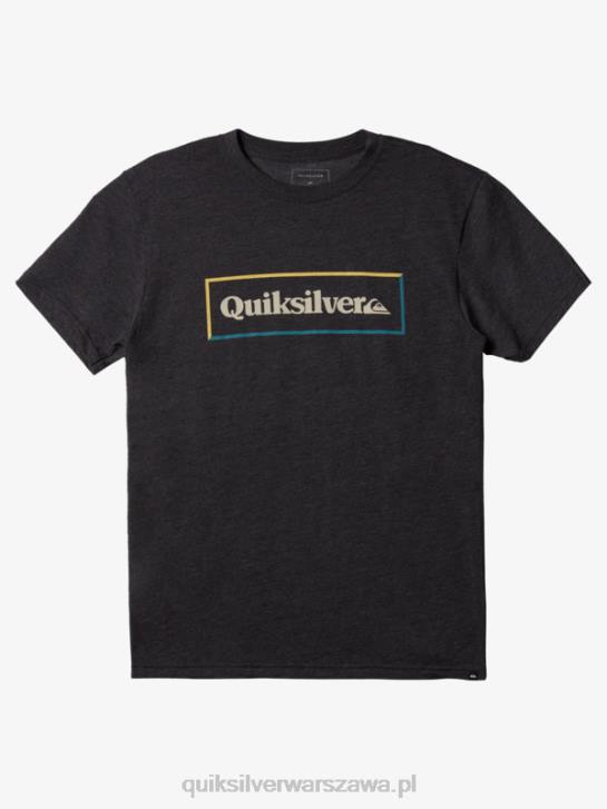 mężczyźni Quiksilver prosta koszulka z zamkiem 4DBV1166 wrzos węglowy
