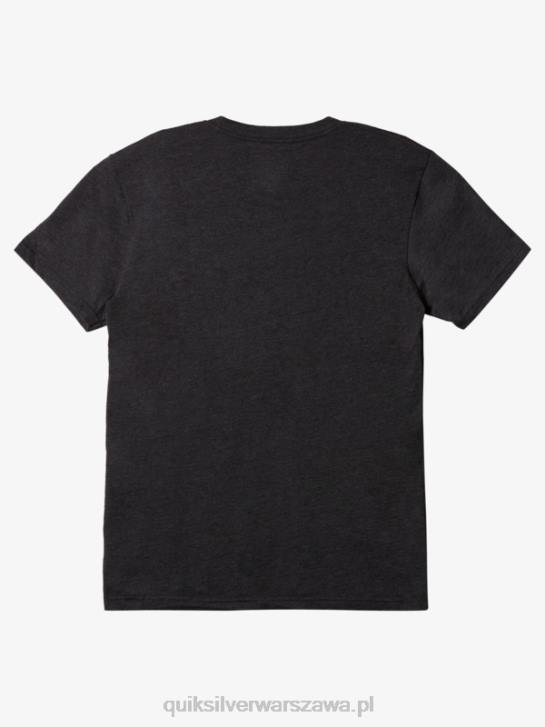 mężczyźni Quiksilver prosta koszulka z zamkiem 4DBV1166 wrzos węglowy