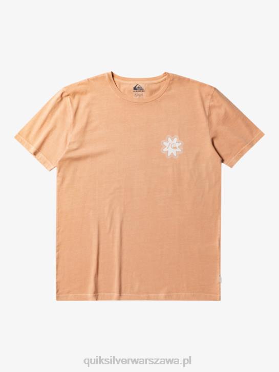 mężczyźni Quiksilver psychodeliczna koszulka 4DBV754 miedziana opalenizna