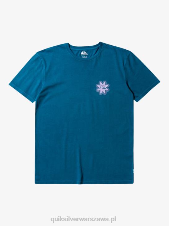 mężczyźni Quiksilver psychodeliczna koszulka 4DBV755 marokański niebieski