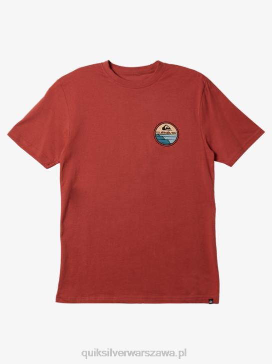 mężczyźni Quiksilver sceniczna koszulka podróżnicza 4DBV1145 Marsala