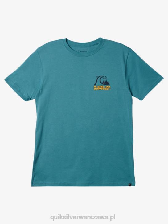 mężczyźni Quiksilver t-shirt wznieś się i zabłyśnij 4DBV1117 bretoński niebieski
