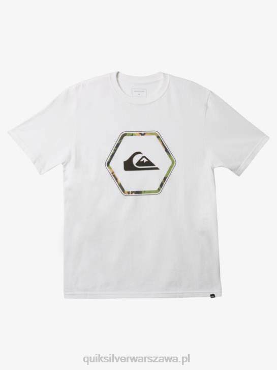 mężczyźni Quiksilver w kształty t-shirt 4DBV1235 biały