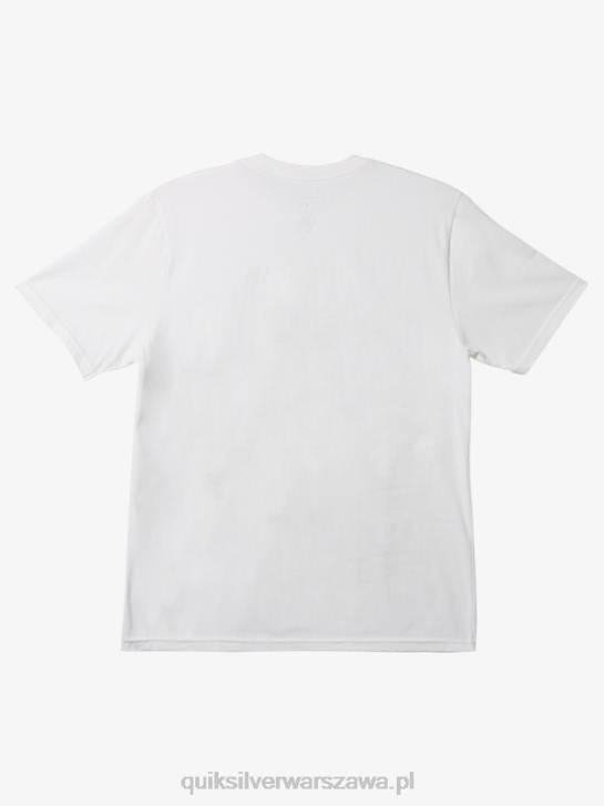 mężczyźni Quiksilver w kształty t-shirt 4DBV1235 biały