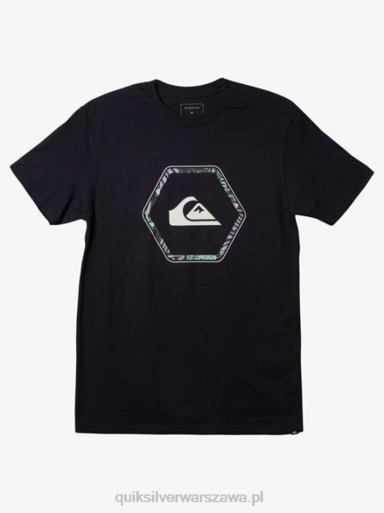 mężczyźni Quiksilver w kształty t-shirt 4DBV1237 granatowa marynarka