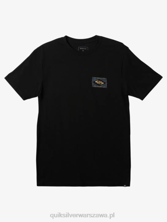 mężczyźni Quiksilver wibrująca koszulka 4DBV180 czarny