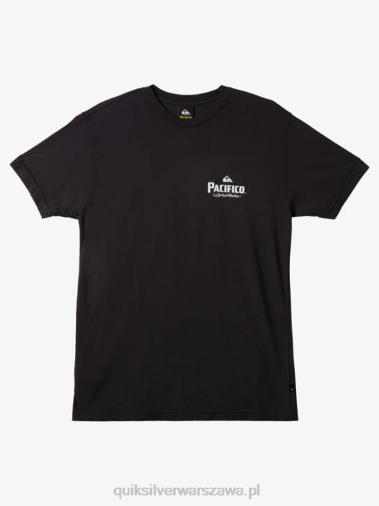 mężczyźni Quiksilver x Pacifico T-shirt z klimatem scenicznym 4DBV10 asfalt