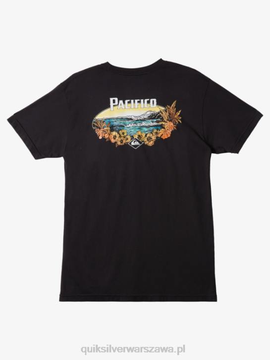 mężczyźni Quiksilver x Pacifico T-shirt z klimatem scenicznym 4DBV10 asfalt
