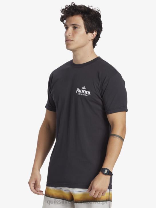 mężczyźni Quiksilver x Pacifico T-shirt z klimatem scenicznym 4DBV10 asfalt