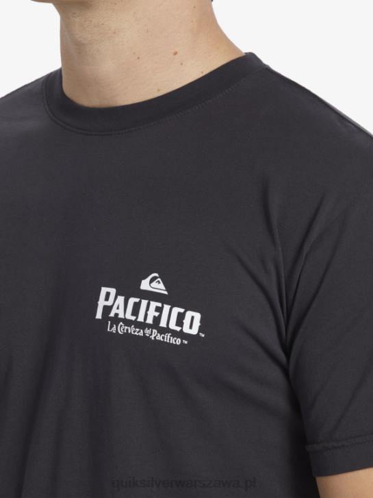 mężczyźni Quiksilver x Pacifico T-shirt z klimatem scenicznym 4DBV10 asfalt