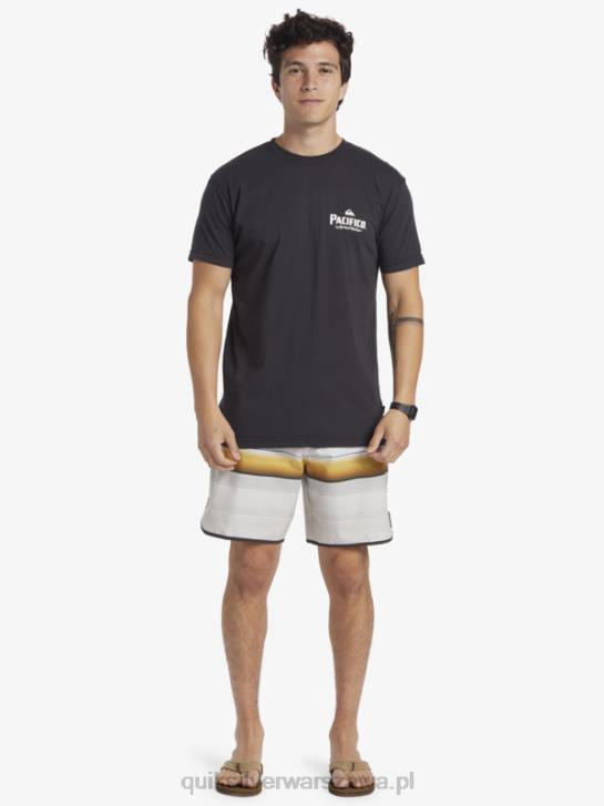 mężczyźni Quiksilver x Pacifico T-shirt z klimatem scenicznym 4DBV10 asfalt