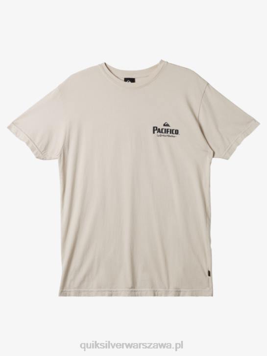 mężczyźni Quiksilver x Pacifico T-shirt z klimatem scenicznym 4DBV9 kamień