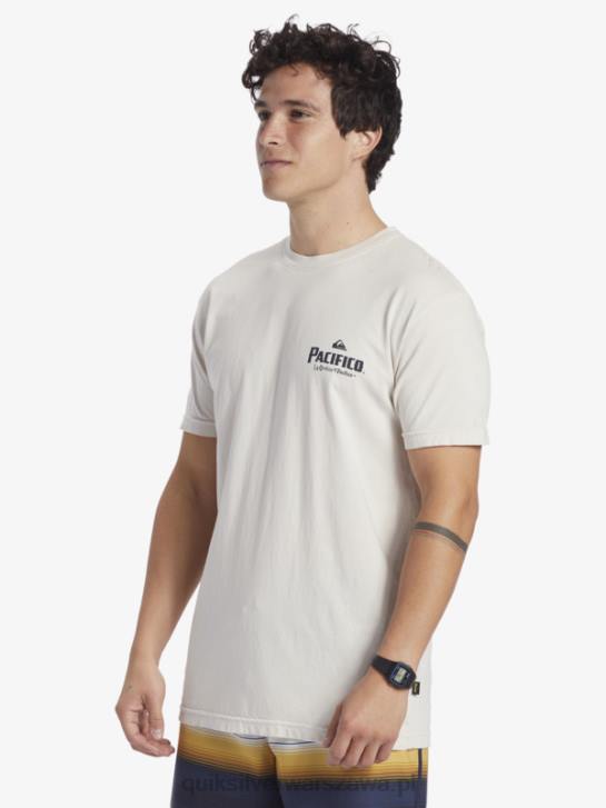 mężczyźni Quiksilver x Pacifico T-shirt z klimatem scenicznym 4DBV9 kamień